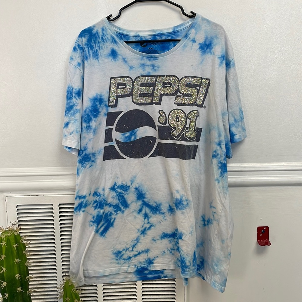 Pepsi Vintage Tie dyed graphic Tshirt